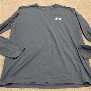 Under Armour Men's Charcoal Long Sleeve Tee